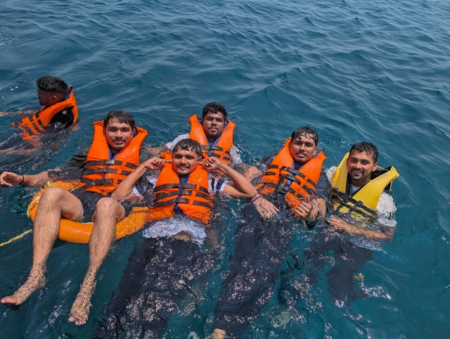 Tropical fish in coral reef